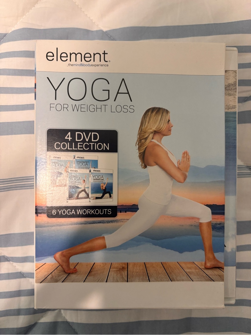 Element Yoga DVD Set — White & Light Blue Covers